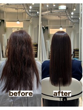 ルスリー 田園調布店(Lsurii) 田園調布髪質改善｜純度100％トリートメント＋カット＋縮毛矯正