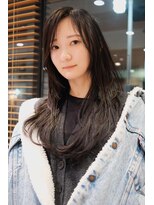 ミューズ バイ ケンジ(MUSE by KENJE)&nbsp;ロングレイヤーカット黒髪