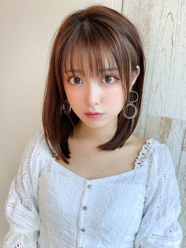 エイミーバイアフロートザガーデン 浦和店(amie by afloat the garden) 顔周りの後れ毛がかわいいシャギーレイヤー【浦和】