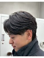フィフス 渋谷(fifth)&nbsp;渋谷フェザーパーマニュアンスパーマ毛流れセンターパートウルフ