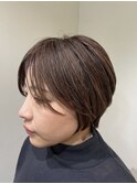 ひし形ショートボブ
