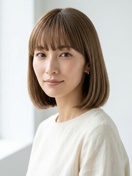 フープ 川越(hoop) 白髪ぼかしミルクティーカラー