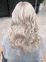 リアン 本厚木(LIAN) 透明感寒色カラー ブリーチダブルカラーホワイトブロンド