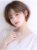 20代30代40代50代グレージュデザインカラーハッシュカット 