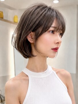 シー バイ ロンド 新宿(Sea by Lond) 【福島】アースカラー耳かけくびれヘアショートボブ新宿