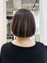 ウミネコ美容室(Umineko美容室) 広がりを抑えた艶めきまとまりボブ