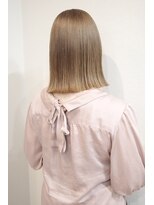 チザン(TIZAN)&nbsp;ミルクティーベージュ×タイトボブ