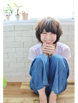 メルシー トータル ブランディング サロン(merci TOTAL BRANDING SALON) 【merci】可愛らしさたっぷり☆ふんわりショートボブ
