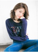 大人のゆるふわパーマボブディ