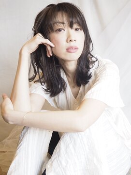 ヘアデザイン アンジェロカフェ(Hair Design Angelo cafe) 大人可愛いルーズウェーブ【20代30代40代】