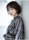 大人かわいい小顔ショート