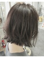 ニコ(nico...)&nbsp;アディクシーカラー×切りっぱなしぱっつんボブ☆