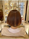 後ろからも大人かわいいボブスタイル