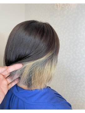 ヘアーアンドメイク ドレス(DRESS) ストレートパーマ&インナーカラー