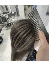 ケーゼット(KZ) 脱白髪染め×白髪ぼかしハイライト×シークレットハイライト
