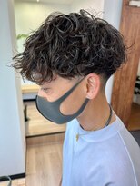 ウェイビーエフティフィフス 横浜西口(WAVEY ft.fifth)&nbsp;波巻きスパイラルパーママッシュショート無造作パーマ刈り上げ