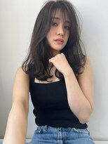 ソヨン 西大寺店(SOYON)&nbsp;ダークトーン 大人 こなれ感 セミロング