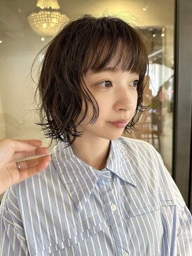 パーク(PARK) 大人可愛いショートパーマボブパーマ前髪パーマショートボブ