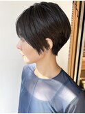 【morio原宿】黒髪ショートくびれショート前髪あり