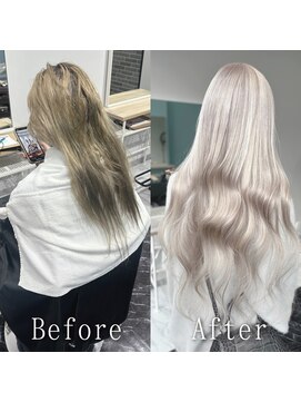 あるじゃんすー 静岡店 ホワイト#シールエクステ#レイヤーロング#ヨシンモリ#韓国#静岡