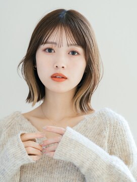 ミンクス渋谷スマートサロン(MINX shibuya smart salon) イメチェンヘアスタイル ハッシュカット フルバング 似合わせ