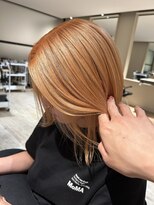 レイキョウト(Ray Kyoto)&nbsp;【夏色】～パツっと切りっぱなしボブ～ペールオレンジ～