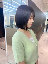 ロンドクロエ 横浜(Lond Chloe)&nbsp;透明感無造作ボブ+ブリーチなし地毛風グレージュ/前髪[横浜]