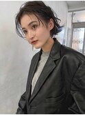 イメチェン前髪小顔ショート_銀座