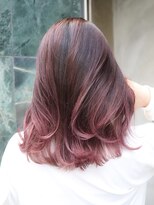 シェル(SHEL+L)&nbsp;グラデーションハイライトpink layer【滝野】