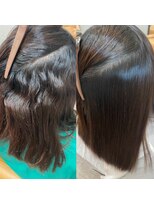 ニコ ヘアリラクゼーション(Nico hair relaxation)&nbsp;20代30代40代大人可愛いうる艶ナチュラルアッシュストレートロブ