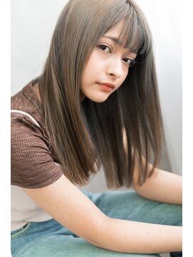 エスドットブルーム(S.BROOM) 【S.BROOM　なんば】アッシュ系でこなれたナチュラルストレート