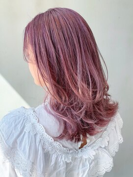 アルバム 銀座(ALBUM GINZA) ロング顔周りレイヤーおくれ毛フェイスフレーミング_ba396231