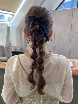 ロンド ボーイ 表参道(Lond BOY) 暗めカラー/姫カットレイヤー/マロンベージュ/くすみベージュ