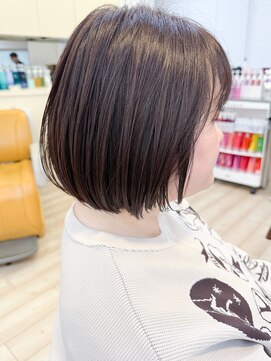 モリオ フロム ロンドン 成増店 【morio成増/児玉】ワンレンボブ スモーキーベージュ