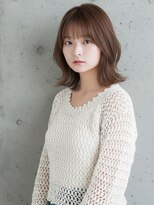ニューヨークニューヨーク ピオレ姫路店(NYNY)&nbsp;透明感ブラウンカラー×ワンカール外ハネ