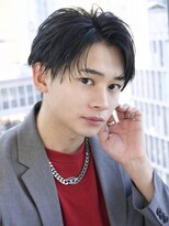 エイド 本店(aid)&nbsp;韓国風センターパートコンマバング刈り上げツーブロック