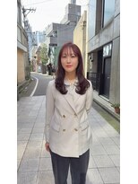 エイトヘアー(8 HAIR)&nbsp;ピンクブラウン×レイヤーカット