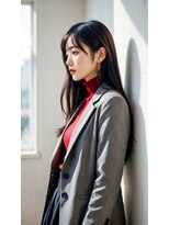 コートフィールエー(CO_T feel.a)&nbsp;凛とした美しさを。モード×ナチュラルな暗髪ロングストレート