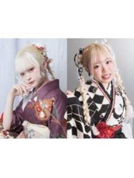 レボル(REVOL)の写真/長時間着ていても崩れにくい着付け＋ヘアセット”卒業式や各種イベントはプロの技で1日中可愛いをキープ