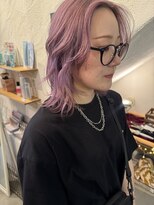 バローチェ 大阪 堀江(Barouche) 【Barouche/中島綾子】 ピンクヘア レイヤーカット 堀江