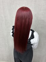 トリコ(ToricO)&nbsp;アクリルレッド　チェリーレッド　ワインレッド　ダブルカラー