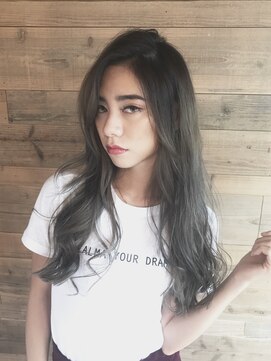 リブ(Lib) 【Lib】グラデーション×グレージュ