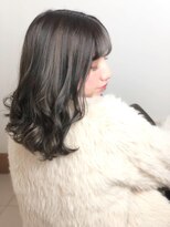 エルパティオ(EL PATIO) オフェロ 抜け感ハイライト ダークグレー