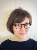 大人ショートボブ