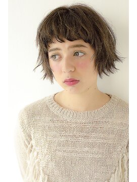 キートスバイガーランド (Kiitos by Garland) [kiitos/吉祥寺]☆セミウェット無造作束感ショート☆