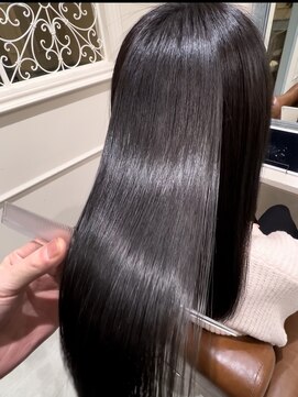 フレーム へアアンドトリートメント 天王寺北口店(FRAME) [FRAME 天王寺北口店] 艶カラー透け感グレージュ