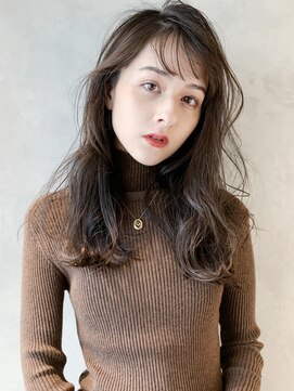 アイティーバイアルバム 藤沢店(IT by ALBUM) フェミニンウェーブ_セミウェットウェーブアースカラー_8080