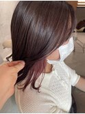 インナーカラー ピンク