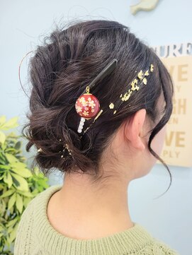 ヴァニラ(Vanilla) 成人式前撮りヘアセット