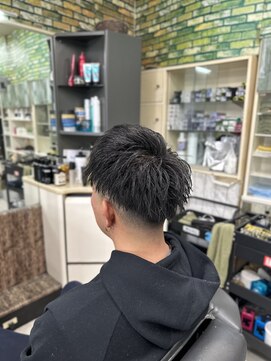 ノーブル ローフェードアップバング